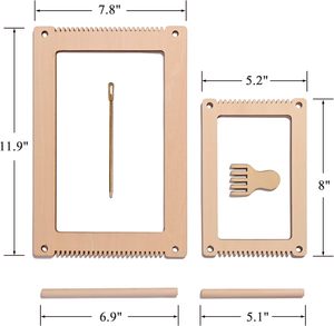 Dệt khung dệt đặt dệt khung dệt bằng Gỗ Đan khung dệt cho người mới bắt đầu - Product Image 2