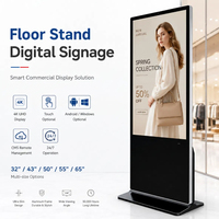 Pantalla LED Vertical Inteligente para Publicidad, Señalización Digital y Pantallas Tótem de Pie con Pantalla Táctil, Máquina de Publicidad Personalizada