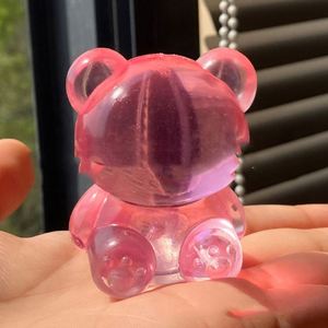 NEW Maltose Transparent Bear Series <b>Squishy</b> Sensory Toy Stress Relief Fidget Toy for Adults Kids Non-Toxic ASMR Desk Toy - Product Image 3