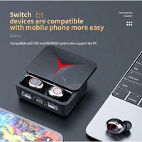 Écouteurs TWS M90Pro à succès – HiFi intra-auriculaires sans fil 5.3, étanches IPX5, pour le sport, avec affichage numérique, faible latence, en ABS