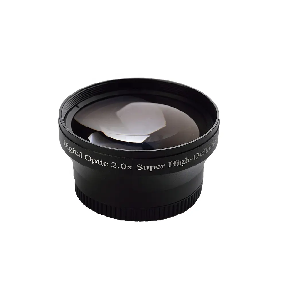 Ordro lente padrão para câmera digital, lente super óptica 0.2x