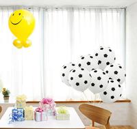 Ballons de Football en Latex de 12 pouces, ballon épaissi en caoutchouc pour les vacances, anniversaire, sport, jeu, décorations de fête à thème, blanc