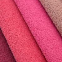 Precio de fábrica de lujo agradable a la piel Color sólido Alpaca terciopelo tejido para mascotas al por mayor personalizado