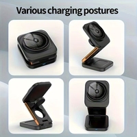 Support de Charge Portable Multifonction 15W en Gros, Chargeur Magnétique Sans Fil Pliable 3-en-1 pour iPhone 17 Pro Max