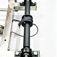 Rouleau d'entraînement pour avant-bras et poignets, à fixer sur rack de musculation, accessoire pour machine à câble, pour la force et la rééducation des poignets, accessoire de gym