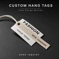 Étiquettes en papier personnalisables OEM pour chaussures et vêtements, impression dorée écologique, tailles et couleurs sur mesure, agents de sourcing