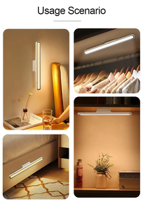 Lampe de bureau moderne en gros, lampe suspendue magnétique à LED rechargeable par USB, intensité variable en continu, veilleuse pour armoire et placard - Product Image 5