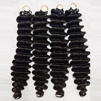 Extensions de cheveux tressés au crochet Jerry Curl 14-24 pouces, couleur naturelle, double trame, effet plumes, en stock, livraison express le lendemain