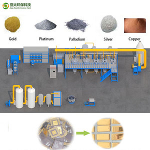 컴퓨터 E 폐기물 재활용 기계 귀금속 금 은색 정제 공장 - Product Image 2