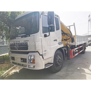 Dongfeng 4*2 8-Ton Linker Aandrijving Vrachtwagen Gemonteerde Kraantransporter Vouwboom Kraanwagen - Product Image 5