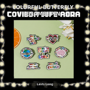 Actias Selene Ningpoana esmalte Pin personalizado colorido mariposa polilla insecto broche impreso Metal solapa insignia naturaleza joyería regalo - Product Image 2