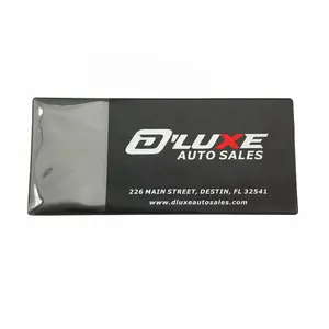 Soft custom Card Sleeve PVC Auto insurance policy cardholder commonly used for car document holder