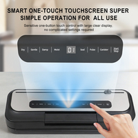Mesin Vacuum Sealer Makanan Otomatis QH-999 130W 65kPa dengan Pemotong Geser Terintegrasi dan Alas yang Dapat Dilepas