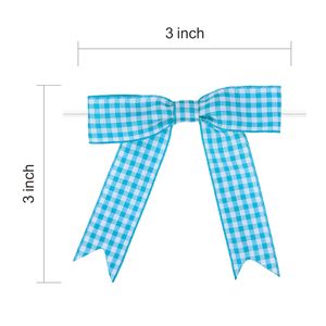 impresa en negro personalizado Pre atado Lazo de satén decorativo al por mayor Arcos de cinta de embalaje con lazo elástico - Product Image 2