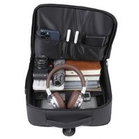 Tas Ransel Kapasitas Besar Baru untuk Pria, Tas Laptop Bisnis Multifungsi dengan Port Pengisian Daya USB