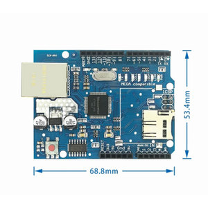 Carte d'extension réseau Ethernet W5100 avec emplacement pour carte SD compatible avec UNO R3 - Product Image 2