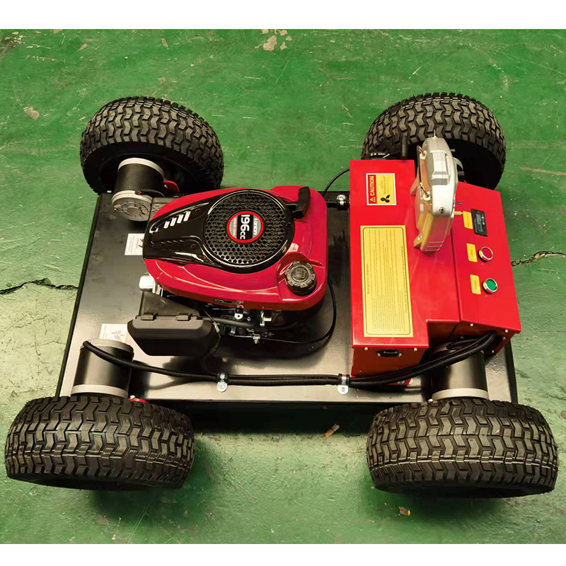 Crawler Remote Control Robot Lawn Mower - High Productivity