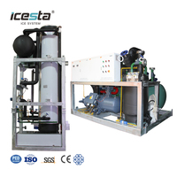 Machine à glace en tubes comestibles ICESTA 20 tonnes, personnalisée, automatique, haute productivité, longue durée de vie