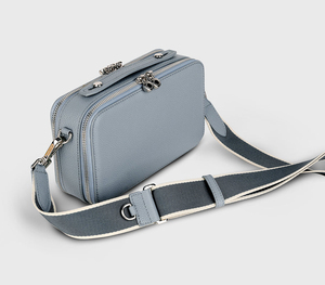 Estuche de Maquillaje Portátil Personalizable con Logotipo Personalizado, Bolsa de Cosméticos de Piel Sintética Pebble, Estuche Cosmético Cruzado para Mujer - Product Image 4