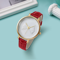 W003 bracelet en cuir charmant Offre Spéciale filles montre Bowknot visage Unique femmes montre-bracelet populaire classique dames montres