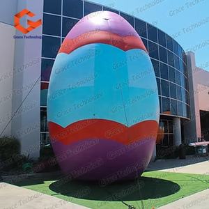 Huevos de Pascua Inflables Gigantes de Colores Pastel, Globo Inflable de Huevo de Pascua para Promoción de Eventos, Suministros para Festivales - Product Image 2