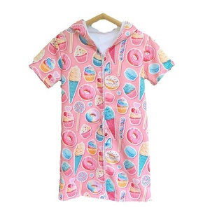2024 New Arrival tùy chỉnh trẻ em của sợi nhỏ Khăn tắm dây kéo CAPE mui xe mô hình thể thao bơi bãi biển in beachrobe - Product Image 2