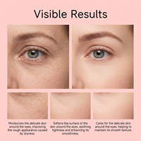 Crème hydratante pour les yeux avec logo personnalisé, au collagène hydrolysé, éclaircissante, anti-rides, lissante, pour une hydratation intense