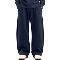 Fabricants de pantalons pour hommes : Pantalons baggy en molleton de coton, coupe décontractée, plissés, style streetwear pour hommes