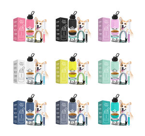 32oz Leakproof Double Wall Isolated Stainless Steel <span class=keywords><strong>Dog</strong></span> Pet Water Garrafa com saco para Gym Travel Camping - Product Image 4