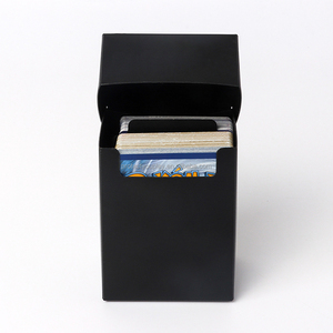 Boîtes de pont pour cartes Tcg/ <span class=keywords><strong>MTG</strong></span> /YGO 60 +/80 +/100 + couleur noire - Product Image 3