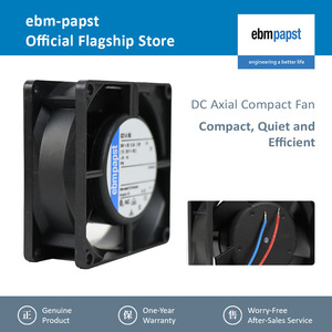 Ventilateur axial haute vitesse 80 mm 24 V CC ebm-papst 8314HU pour équipement industriel - Product Image 2