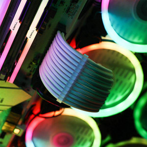 24 Pin Extension <strong>Cable</strong> Kit 18awg Sleeved Computer 8Pin GPU <strong>PC</strong> Psu <strong>Cable</strong> Extension Kit for Desktop <strong>PC</strong> - Product Image 6