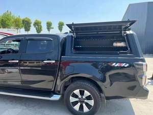Couvre-lit de camion tout-terrain en aluminium imperméable pour <span class=keywords><strong>ISUZU</strong></span> <span class=keywords><strong>DMAX</strong></span> 2012-2021 Auvent rigide arrière du pick-up avec fonction de verrouillage - Product Image 2