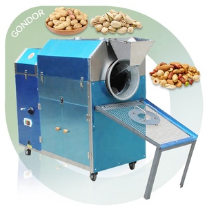 Đa chức năng gỗ bắn lúa mạch rang xay 30kg dưa hấu hạt mè mật ong rang đậu phộng Nut nướng máy