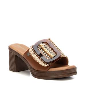 Mules à talons en cuir pour femmes 172522 - Product Image 2