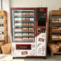 Distributeur automatique réfrigéré commercial d'œufs pour œufs de poule et de canard destinés aux cuisines de services alimentaires
