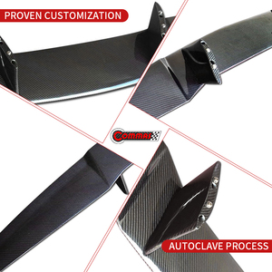 Pièces automobiles en fibre de carbone OEM de qualité supérieure, aileron arrière de course pour Ferrari 458 - Product Image 5