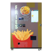 Machine à frites espagnole, portugaise et française, distributeur automatique de nuggets de poulet, fabricant automatique, autocollant personnalisé OEM, frites à l'huile ou sans huile