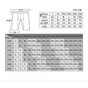 Boxer Aderenti da Uomo EU USA in Cotone con Logo Personalizzato, Tinta Unita Sportivi con Gamba Lunga e Apertura Frontale, Taglie Forti - Product Image 6