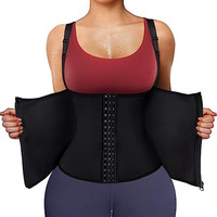 Faja Reductora de Cintura para Gimnasio y Fitness, Tejido Compuesto Transpirable, Control de Abdomen, Soporte Ajustable, Entrenamiento de Fuerza, Adelgazamiento Corporal, Yoga