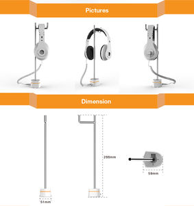 BoHang-soporte de seguridad para auriculares, DS-DA605H, antirrobo, pantalla de seguridad - Product Image 2