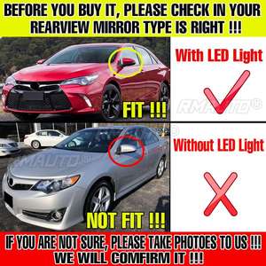 Coque de rétroviseur latéral de haute qualité pour Toyota Camry 2012-2017 – Accessoire de style automobile - Product Image 2