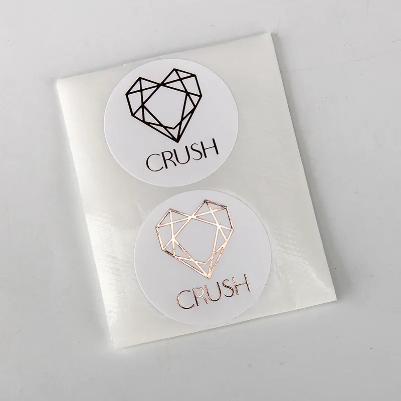 Nhãn Dán Nhãn Giấy Nhãn Dán Nhãn Dán Nhãn Dán Nhãn Hiệu Rose Gold Foiled