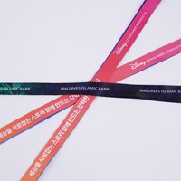 Lanières en polyester en gros avec logo personnalisé et porte-clés imprimé OEM ODM Cadeaux promotionnels écologiques pour événements Porte-badges Ruban