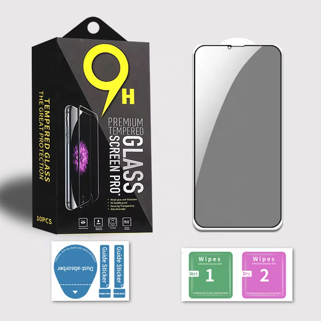 High Quality Anti Spy Privacy Screen ProtectorTempered Glass for iphone 15 14 Pro Max Screen Protector iphone 14 Max