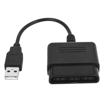 Adaptateur USB Convertisseur Câble pour Manette de Jeu pour PS2 PS3 PC Accessoires de Jeu Vidéo Adaptateur USB Dual Shock