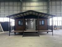 Casa Contenedor de Acero Expandible de Lujo de 20 pies, Casa Prefabricada Modular, Cabaña Portátil para Apartamento, Oficina, Edificio, Patio Trasero