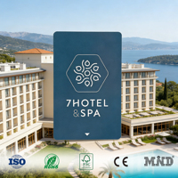 Carte-clé d'hôtel à puce NFC cryptée, programmable, pour serrure de porte intelligente, carte de chambre d'hôtel sans contact, carte-clé de chambre RFID inscriptible