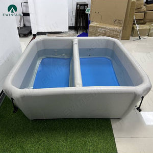 Piscine gonflable 2 en 1 pour bains froids et chauds, bain portable à deux zones de température pour la thérapie par le contraste, la réadaptation et le <span class=keywords><strong>spa</strong></span> à domicile - Product Image 2
