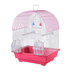 Vente en gros cages à oiseaux de haute qualité luxe perroquet canari rond bambou oiseau cage en fer de haute qualité - Product Image 4